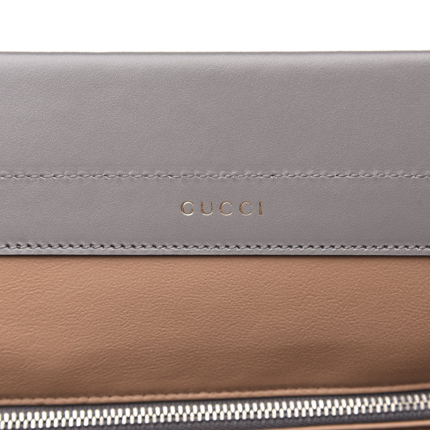 Smooth Calfskin Medium Zumi Top Handle Bag Dusty Grey