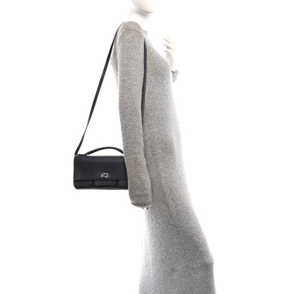 Balenciaga Smooth Calfskin Small Bel Air Clutch On Strap Grey 2 of 9