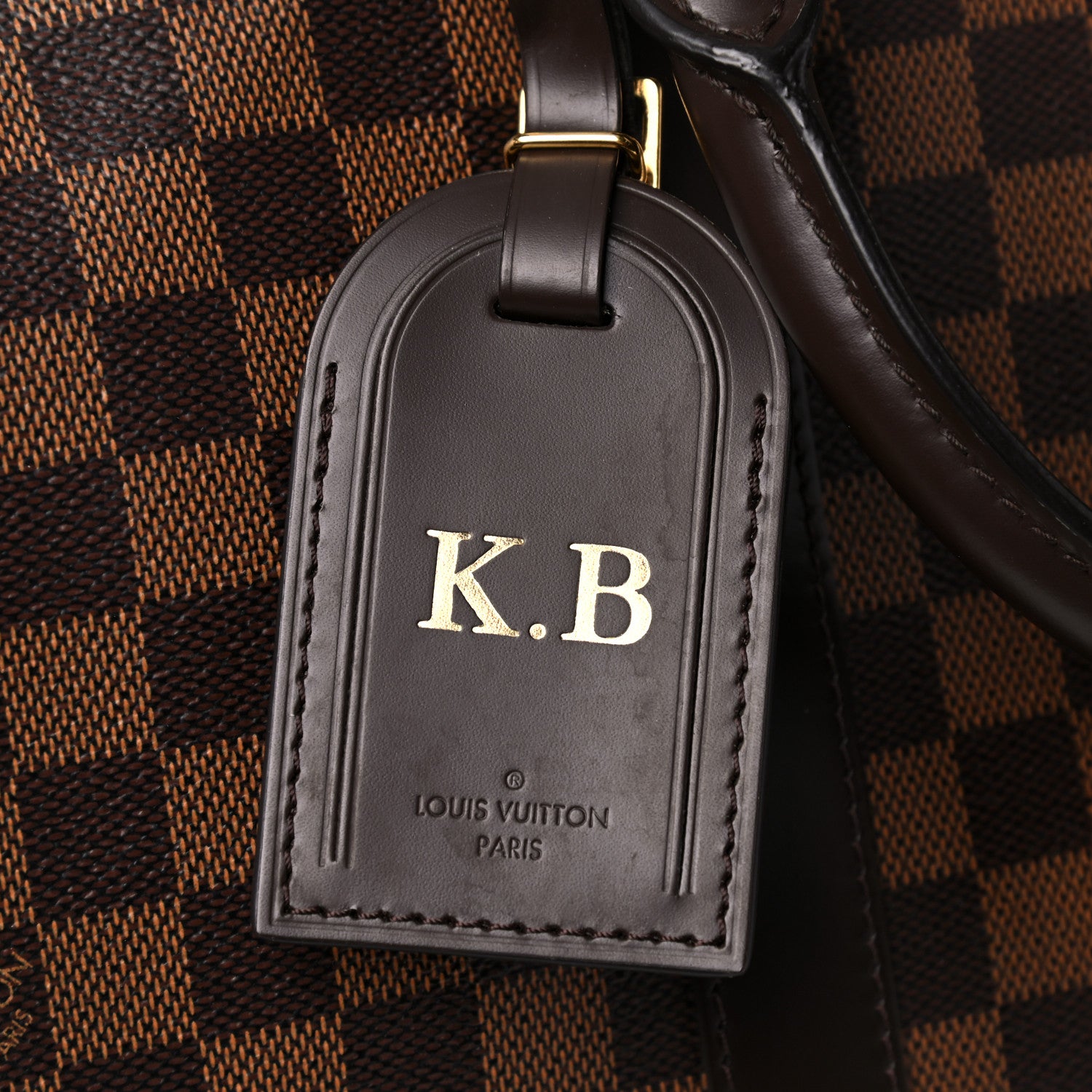 Louis Vuitton Damier Ebene Keepall Bandouliere 55 16 of 19