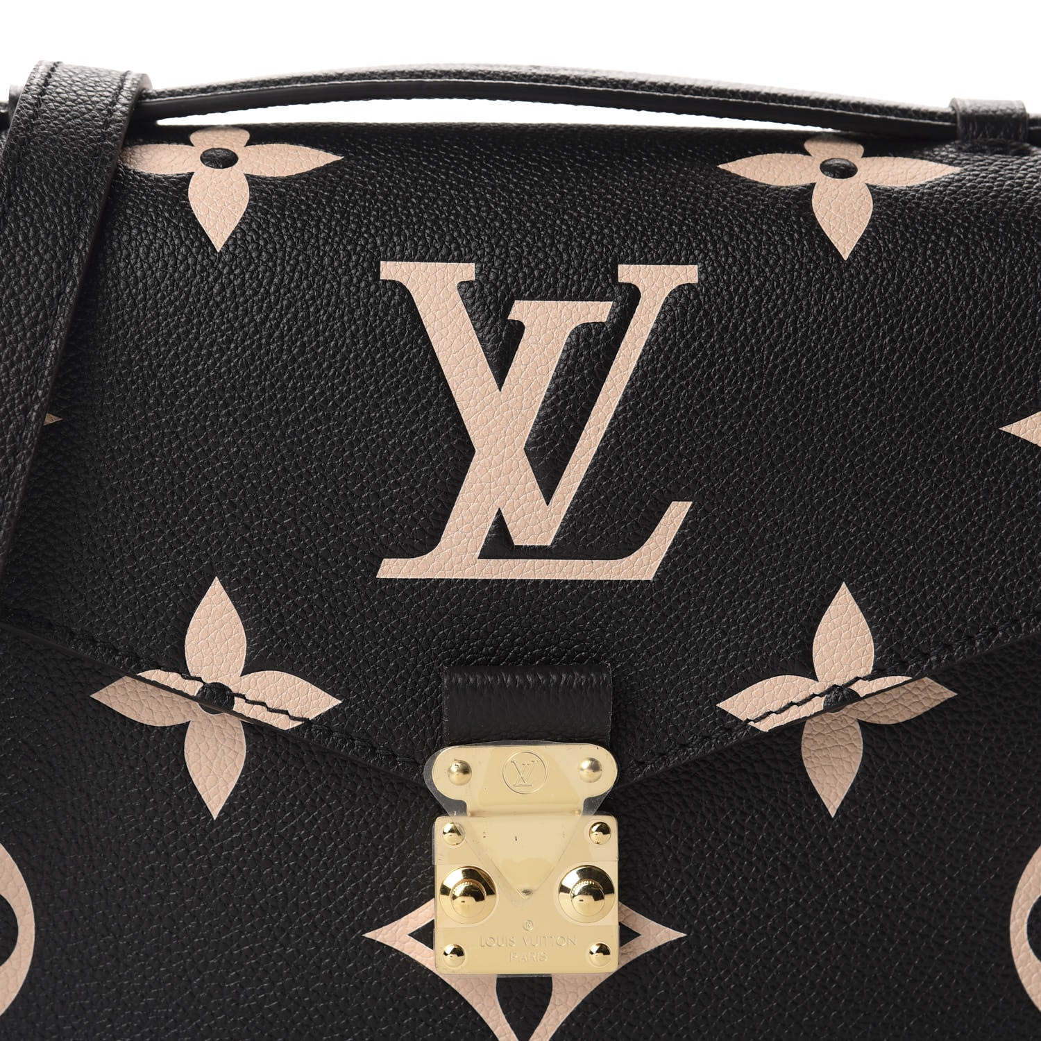 Louis Vuitton Empreinte Monogram Giant Pochette Metis Black Beige 10 of 10