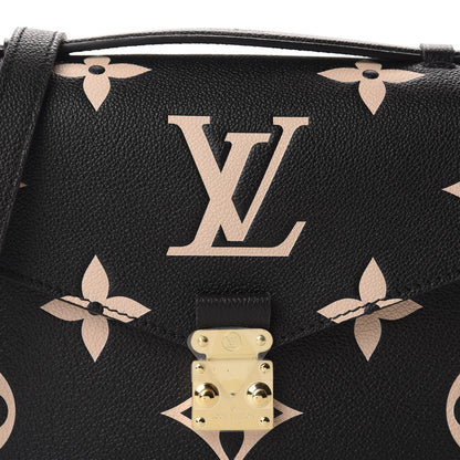 Louis Vuitton Empreinte Monogram Giant Pochette Metis Black Beige 10 of 10