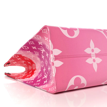 Louis Vuitton Monogram Escale Onthego GM Rouge 7 of 9