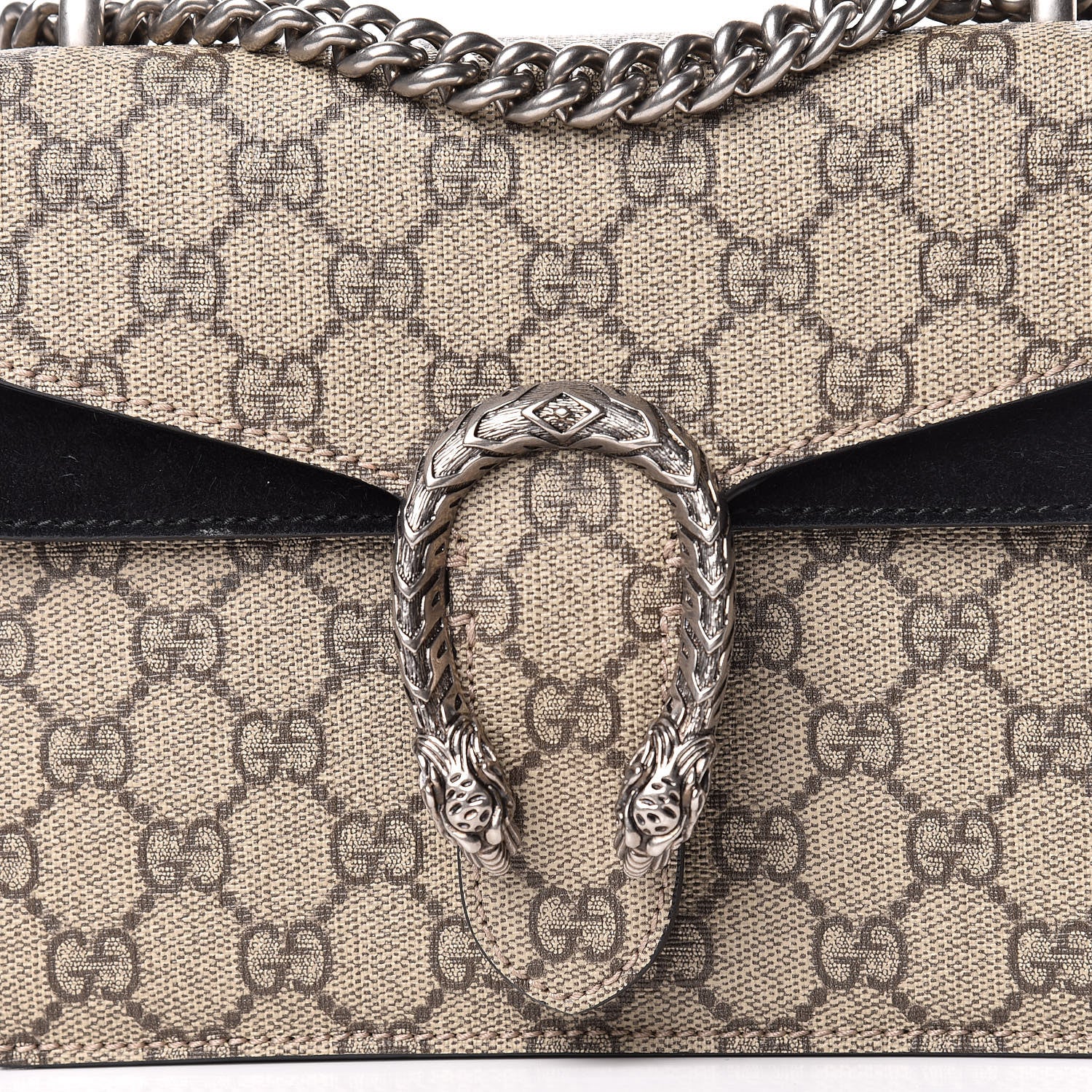 Gucci GG Supreme Monogram Mini Dionysus Shoulder Bag Black 10 of 13