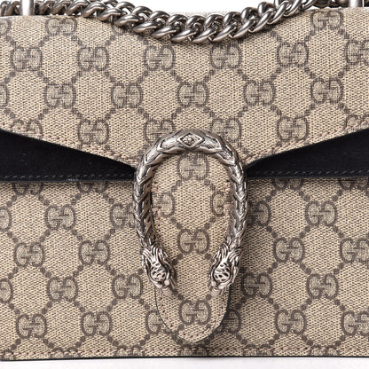 Gucci GG Supreme Monogram Mini Dionysus Shoulder Bag Black 10 of 13