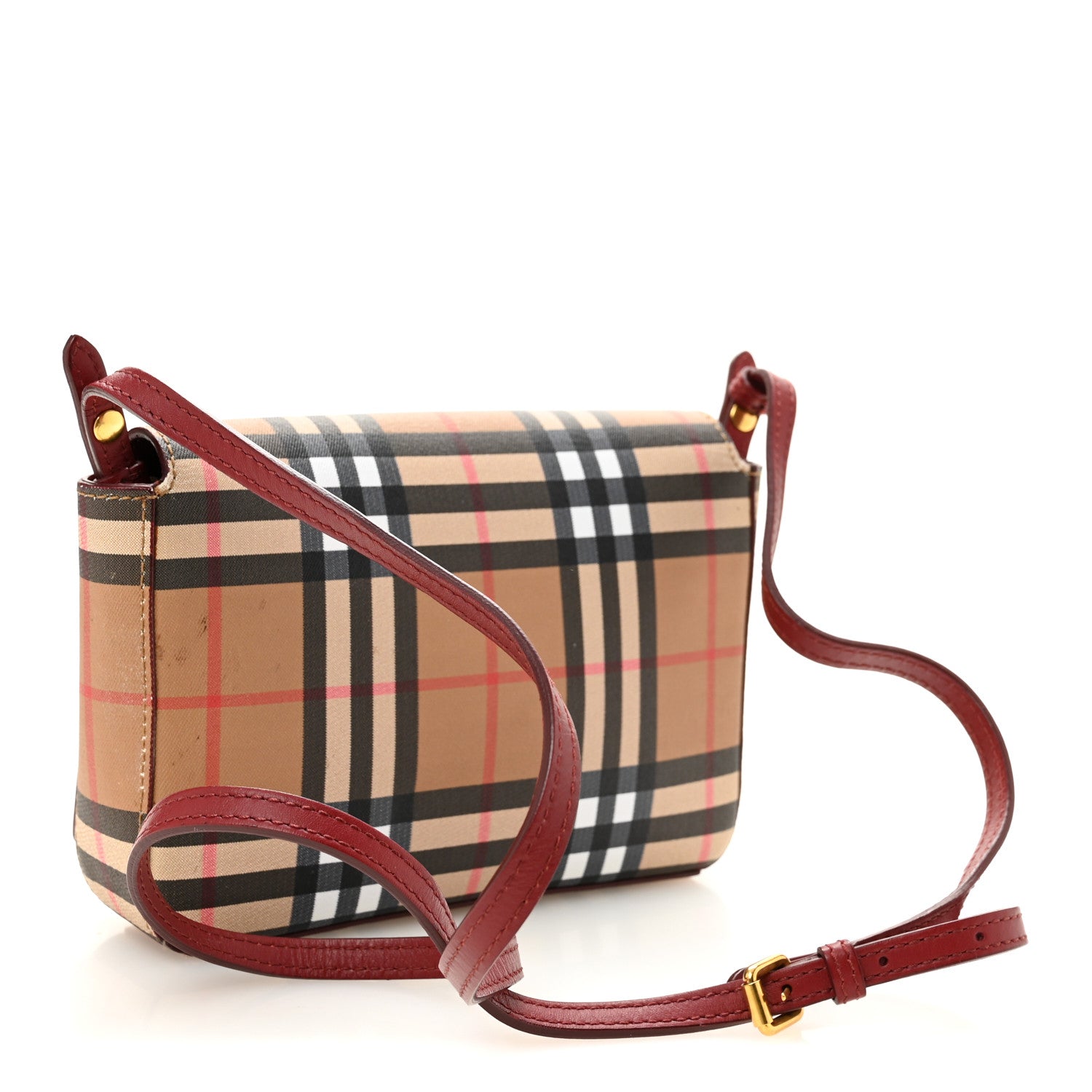 Burberry House Check Tartan Mix Hampshire Crossbody 3 of 10