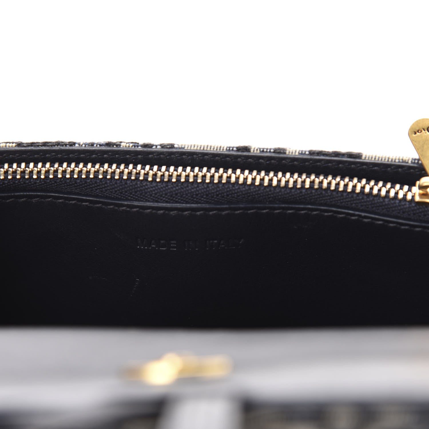 Christian Dior Oblique Saddle Belt Bag Blue 10 of 12