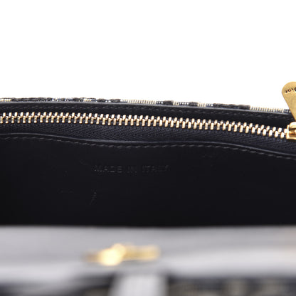 Christian Dior Oblique Saddle Belt Bag Blue 10 of 12