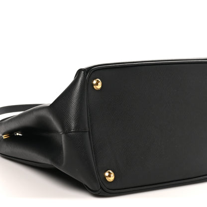 Prada Saffiano Lux Medium Galleria Double Zip Tote Black 8 of 9