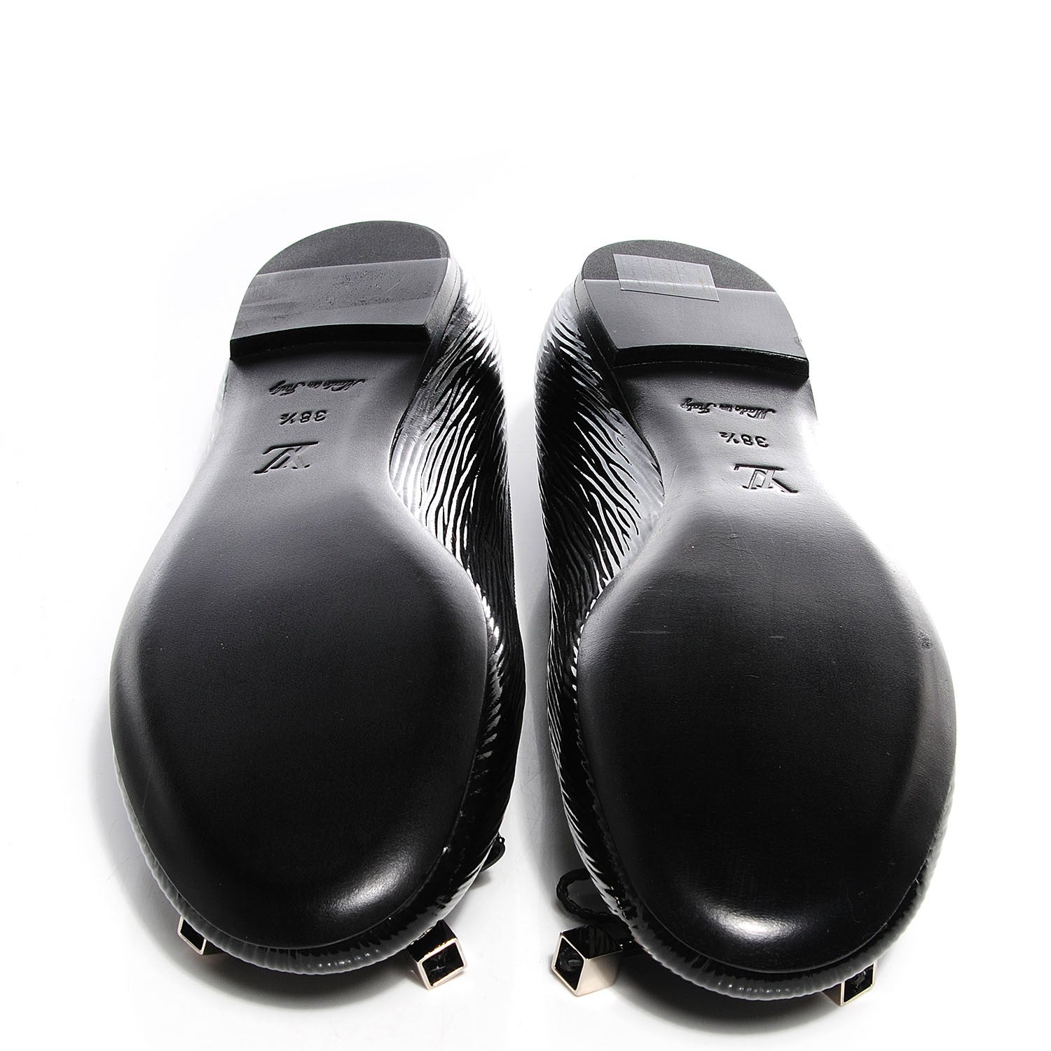 Louis Vuitton Epi Electric Debbie Ballerina Flats 38.5 Black 5 of 8