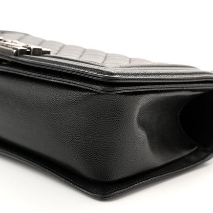 Chanel Caviar Quilted Medium Boy Flap Black 10 of 10