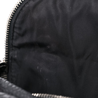 Alexander Wang Pebbled Lambskin Inside Out Rockie Black Clear Resin Hardware 8 of 13