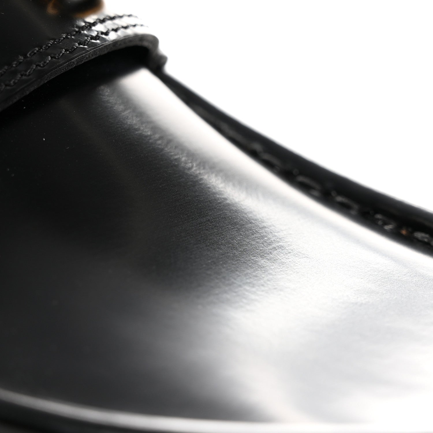 Gucci Magnum Calfskin Nappa Samoa Womens Horsebit Platform Chunky Lug Sole 40mm Loafers 37.5 Black 17 of 20
