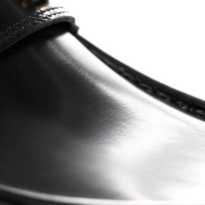 Gucci Magnum Calfskin Nappa Samoa Womens Horsebit Platform Chunky Lug Sole 40mm Loafers 37.5 Black 17 of 20