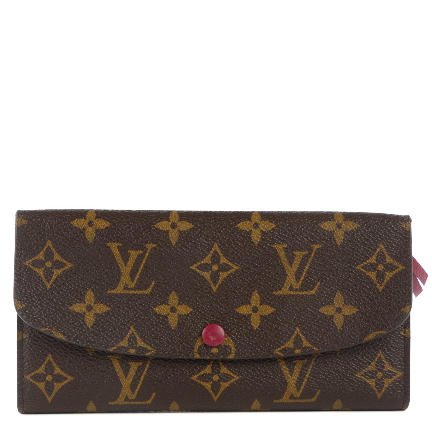 Louis Vuitton Monogram Emilie Wallet Fuchsia 1 of 7