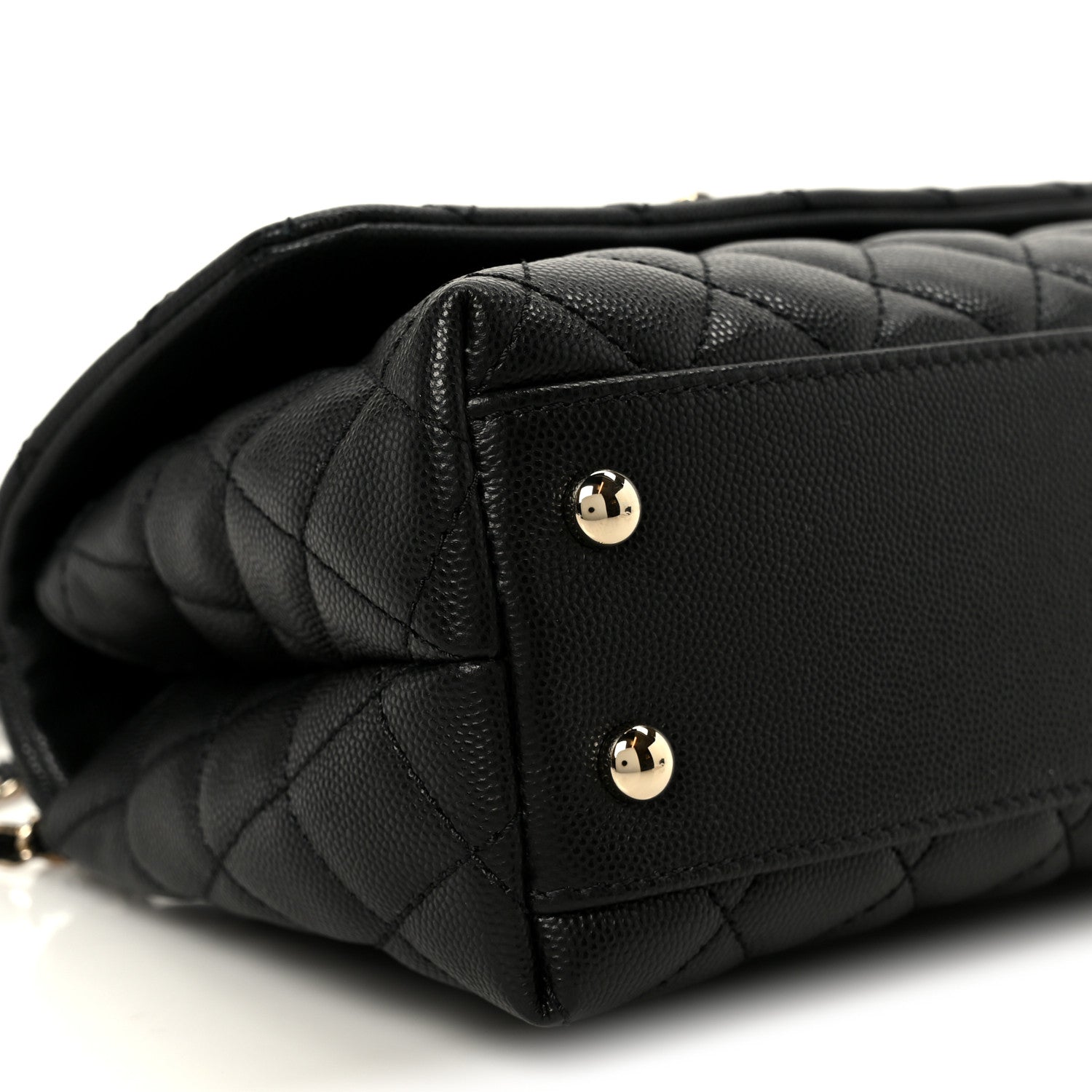 Chanel Caviar Quilted Mini Coco Handle Flap Black 10 of 11