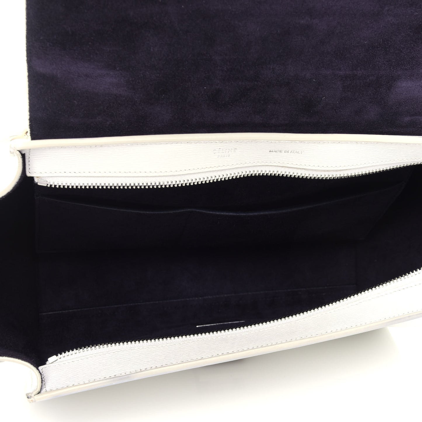 Liege Calfskin Small Trapeze White