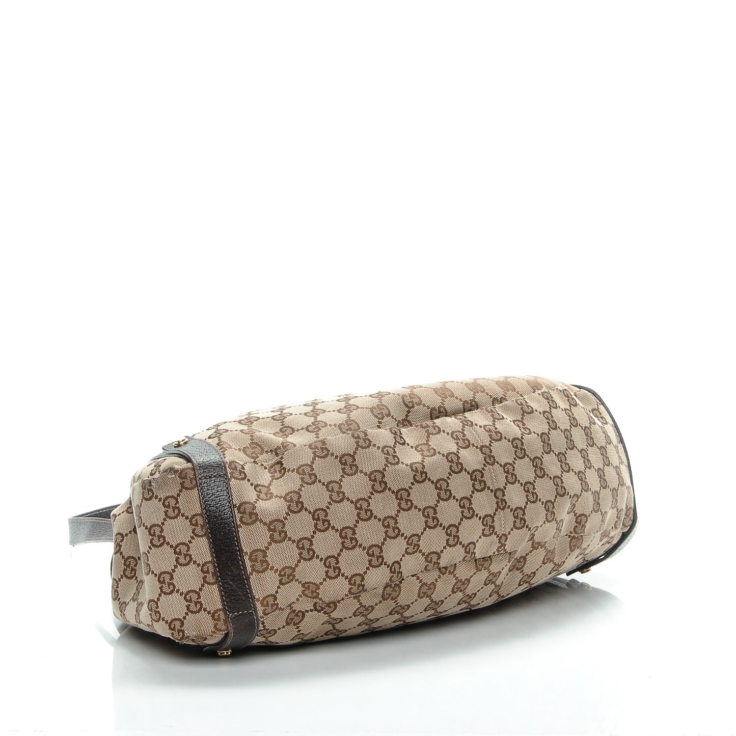 Monogram Medium Abbey Shoulder Bag Dark Brown