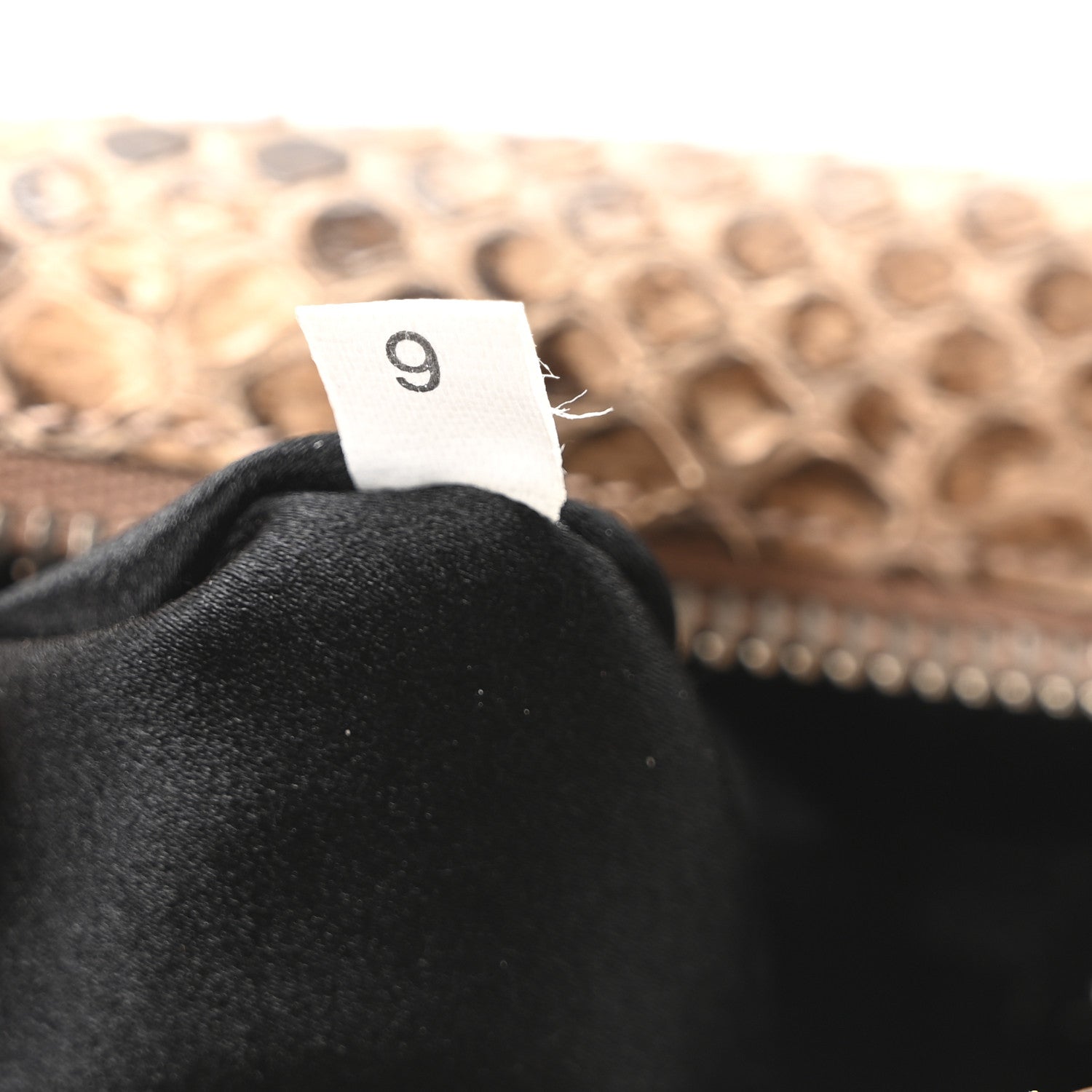 Prada Snakeskin Bowler Beige 7 of 10
