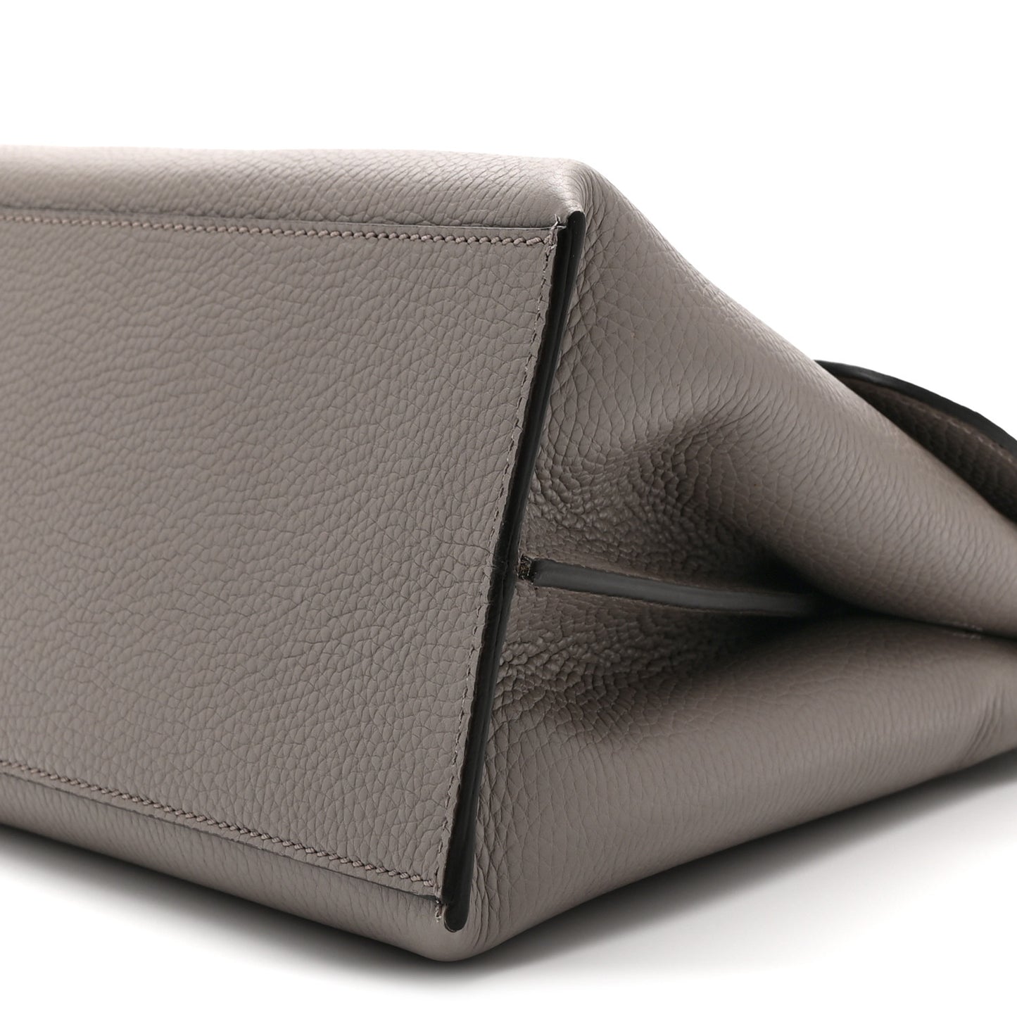 Cellarius Calfskin Medium Bamboo Daily Top Handle Bag Storm Grey