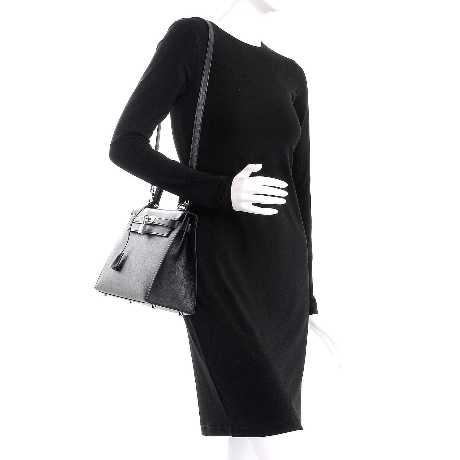 Hermes Epsom Kelly Sellier 28 Black 2 of 38