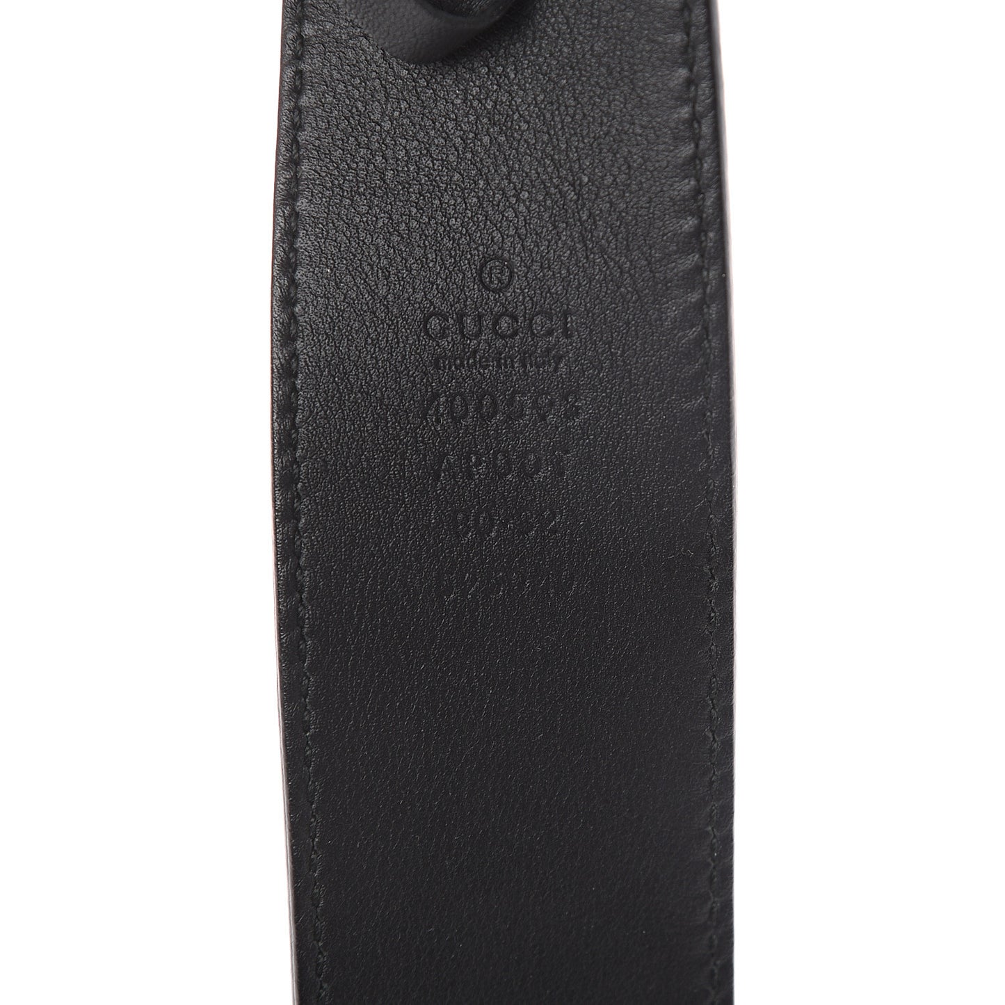 Calfskin Double G 40mm Belt 80 32 Black