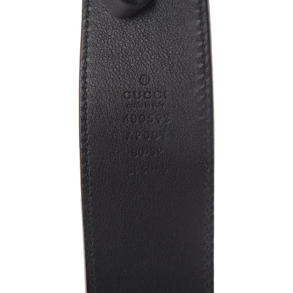Gucci Calfskin Double G 40mm Belt 80 32 Black 3 of 5