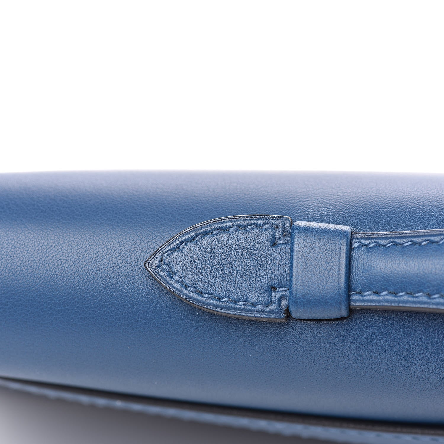 Hermes Swift Kelly Cut Clutch Pochette Deep Bleu 17 of 21
