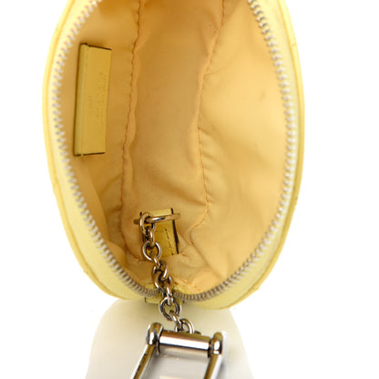 Gucci Calfskin Matelasse GG Marmont Key Pouch Banana 5 of 9