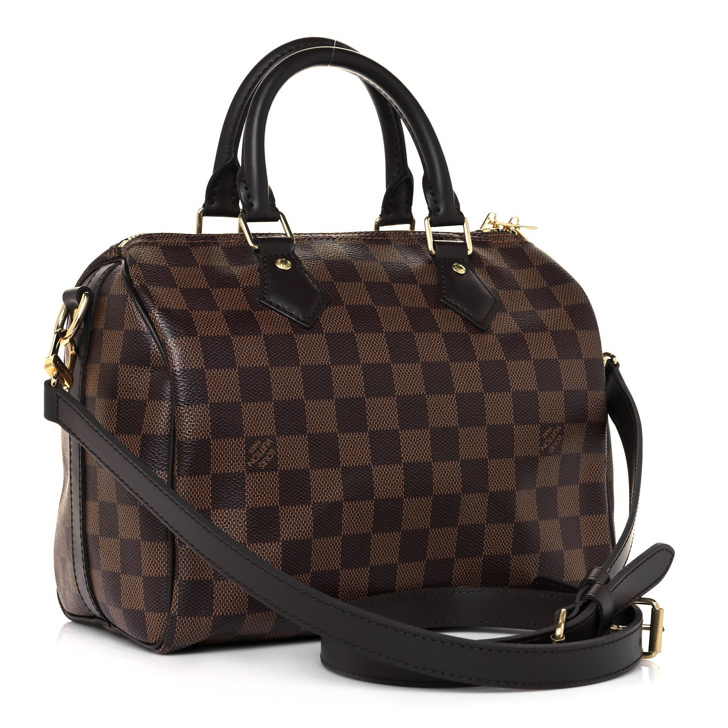 Louis Vuitton Damier Ebene Speedy Bandouliere 25 3 of 10