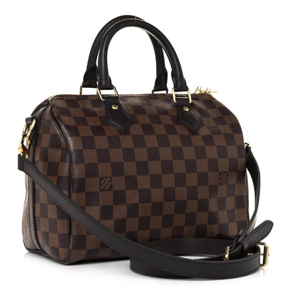 Louis Vuitton Damier Ebene Speedy Bandouliere 25 3 of 10