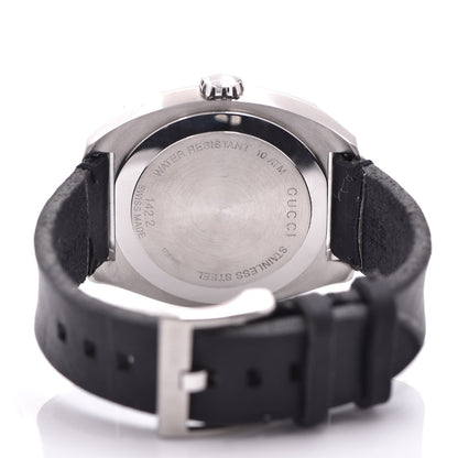 Gucci Stainless Steel Calfskin 44mm GG2570 Toscano Quartz Watch Black 5 of 9