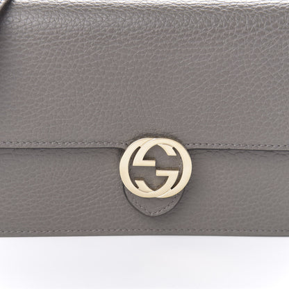 Gucci Dollar Calfskin Interlocking G Chain Wallet Loess 10 of 11