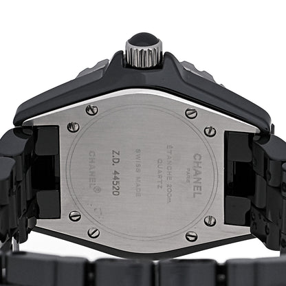 Chanel Stainless Steel Ceramic 33mm J12 Quartz Watch Black 4 of 5