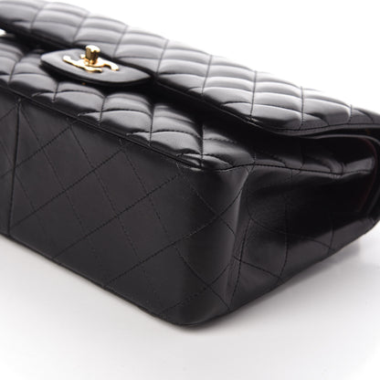 Chanel Lambskin Quilted Jumbo Double Flap Black 10 of 10
