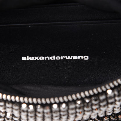 Alexander Wang Rhinestone Mesh Mini Attica Belt Bag Black 5 of 8