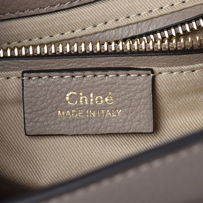 Chloe Suede Calfskin Small Faye Backpack Motty Grey 9 of 10