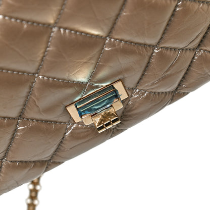Chanel Metallized Aged Calfskin Quilted 2.55 Reissue 226 Hanger Flap Gold 11 of 13