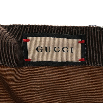 Gucci Monogram Textured Dollar Calfskin Zeno Baseball Hat M Beige 7 of 9