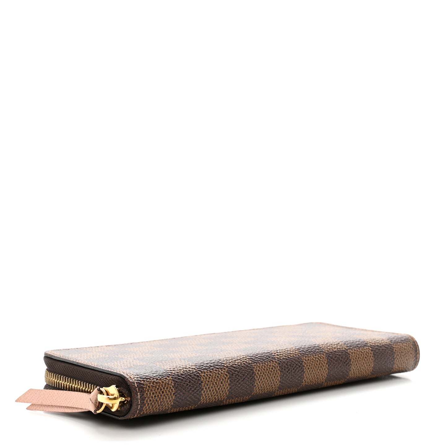 Damier Ebene Clemence Wallet Rose Ballerine