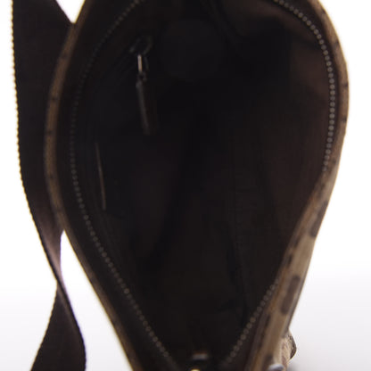 Gucci Monogram Flat Messenger Bag Dark Brown 5 of 10