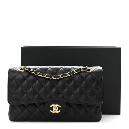 Chanel Caviar Quilted Medium Double Flap Black 11 of 11