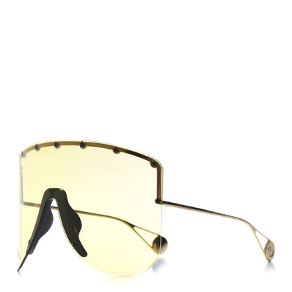 Gucci Star Studded Shield Sunglasses GG0541S Yellow 1 of 8