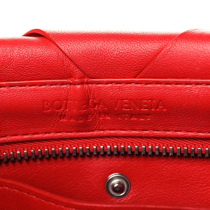 Bottega Veneta Nappa Maxi Blown Up Intrecciato Pouch Clutch Red 6 of 6