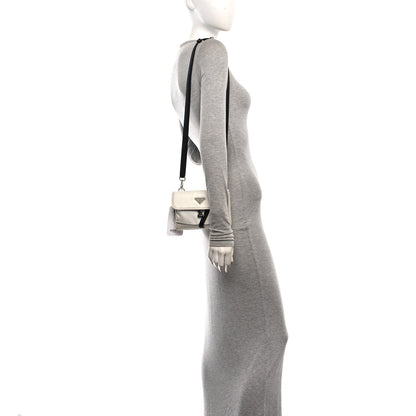 Prada Re-Nylon Saffiano Smartphone Case Crossbody Talco 2 of 11