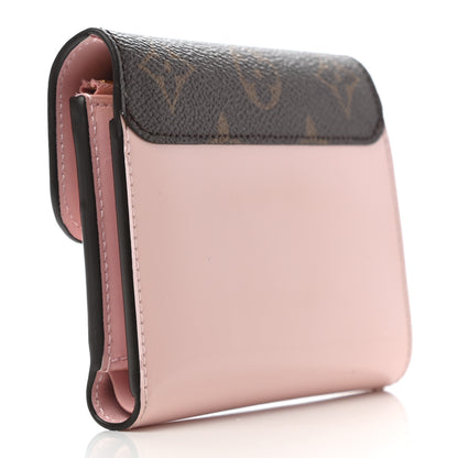 Louis Vuitton Patent Calfskin Monogram Cherrywood Compact Wallet Rose Ballerine 3 of 7