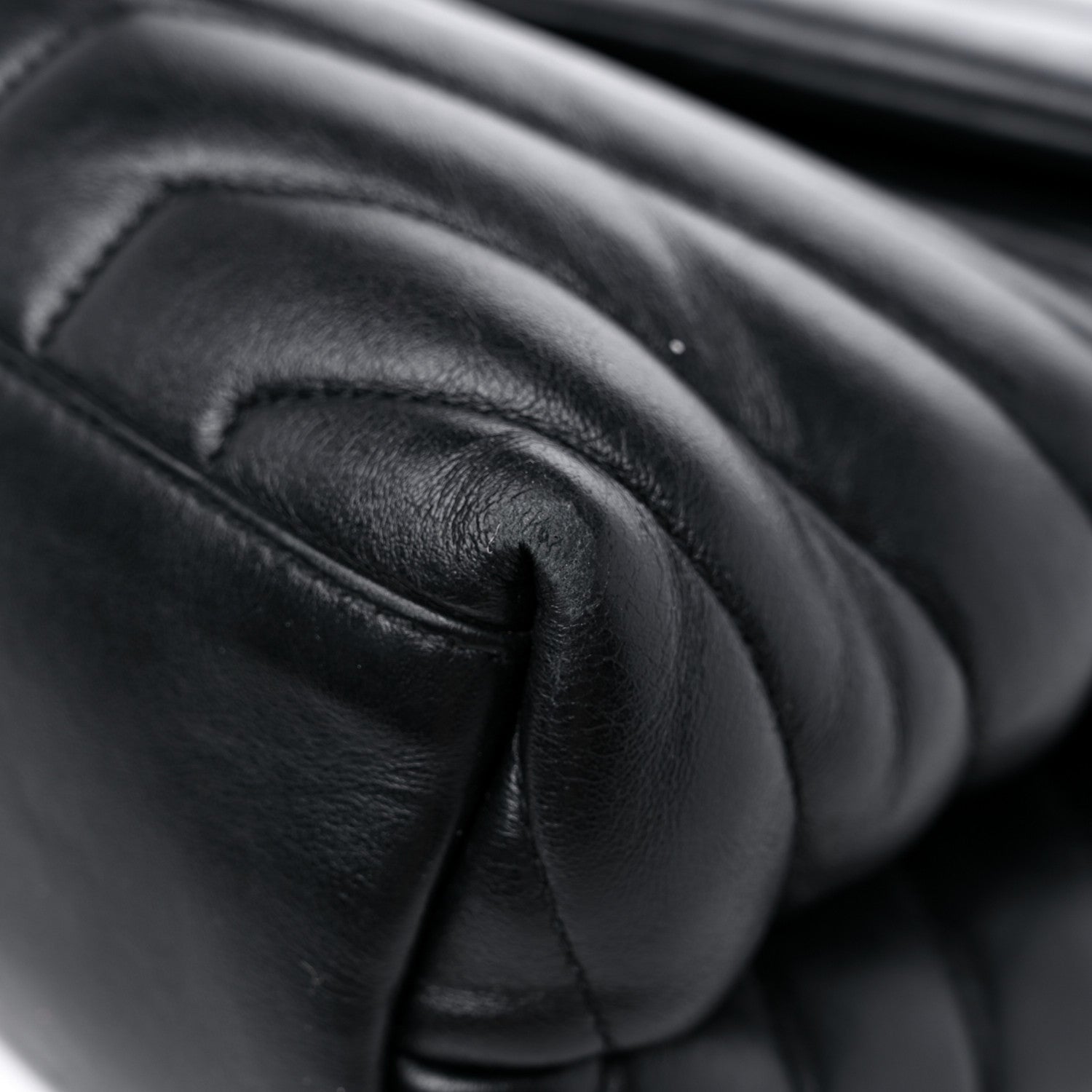 Saint Laurent Calfskin Y Quilted Monogram Medium Loulou Chain Satchel Black 10 of 19