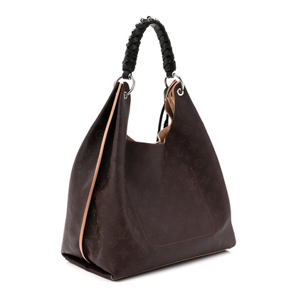 Louis Vuitton Mahina Carmel Hobo Chocolate 3 of 10