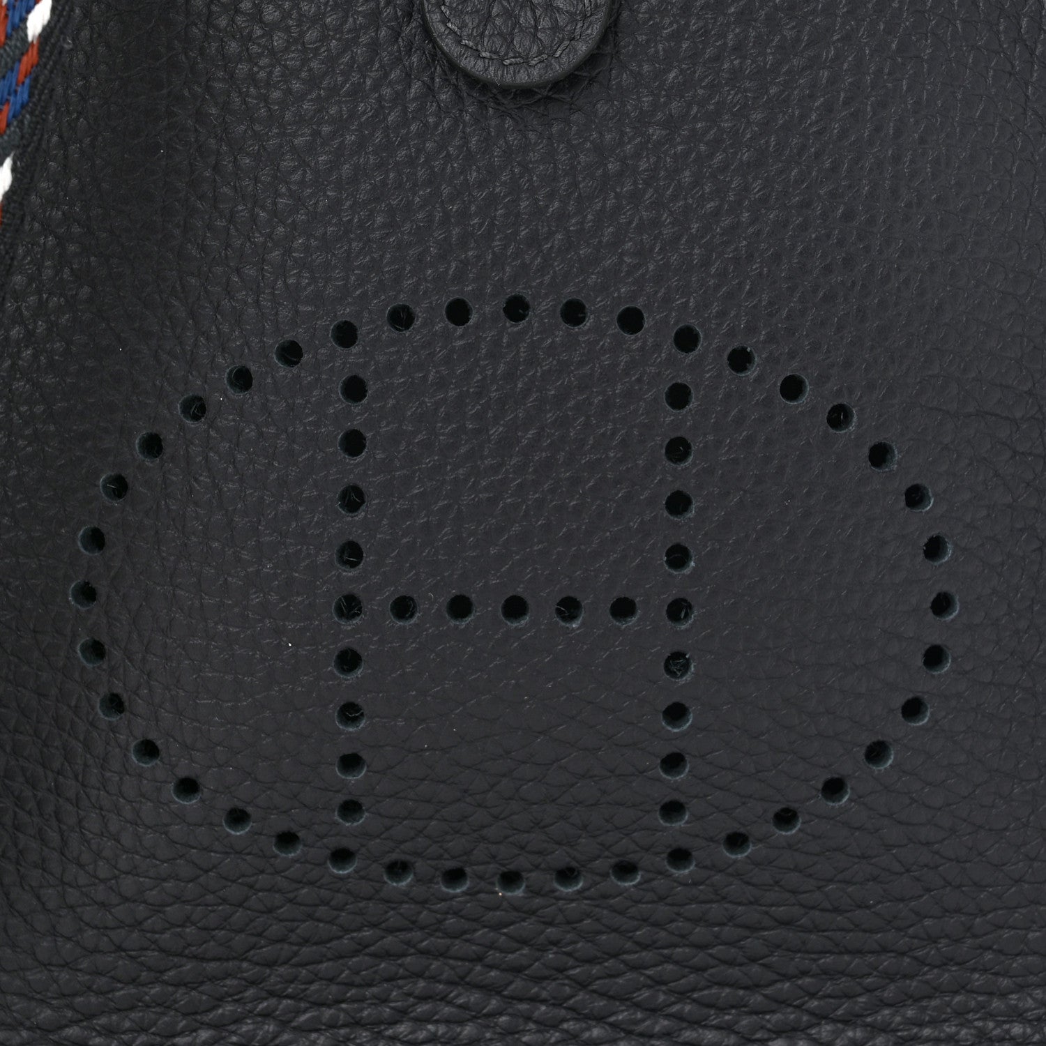 Hermes Taurillon Maurice Zigzag Evelyne TPM Black Bleu Zellige Indigo 8 of 11