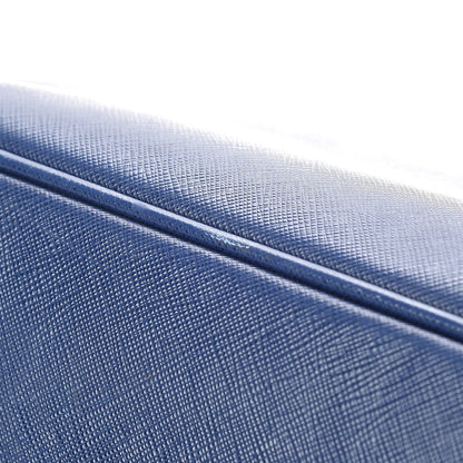 Prada Saffiano Lux Large Tote Bluette 12 of 25