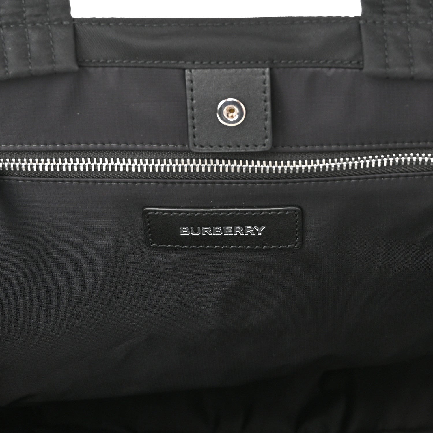 Burberry Nylon Trench Tote Black 6 of 9